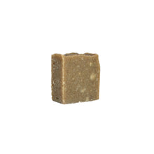 Load image into Gallery viewer, Brown rustic soap square with beige spots